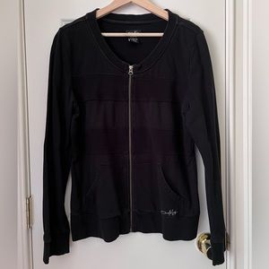 Oakley - Women’s Black Zipped Sweatshirt, Size Large